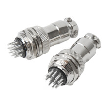 Conector de aviación de 14 pines, macho y hembra, 2 piezas, para equipo mecánico, duradero
