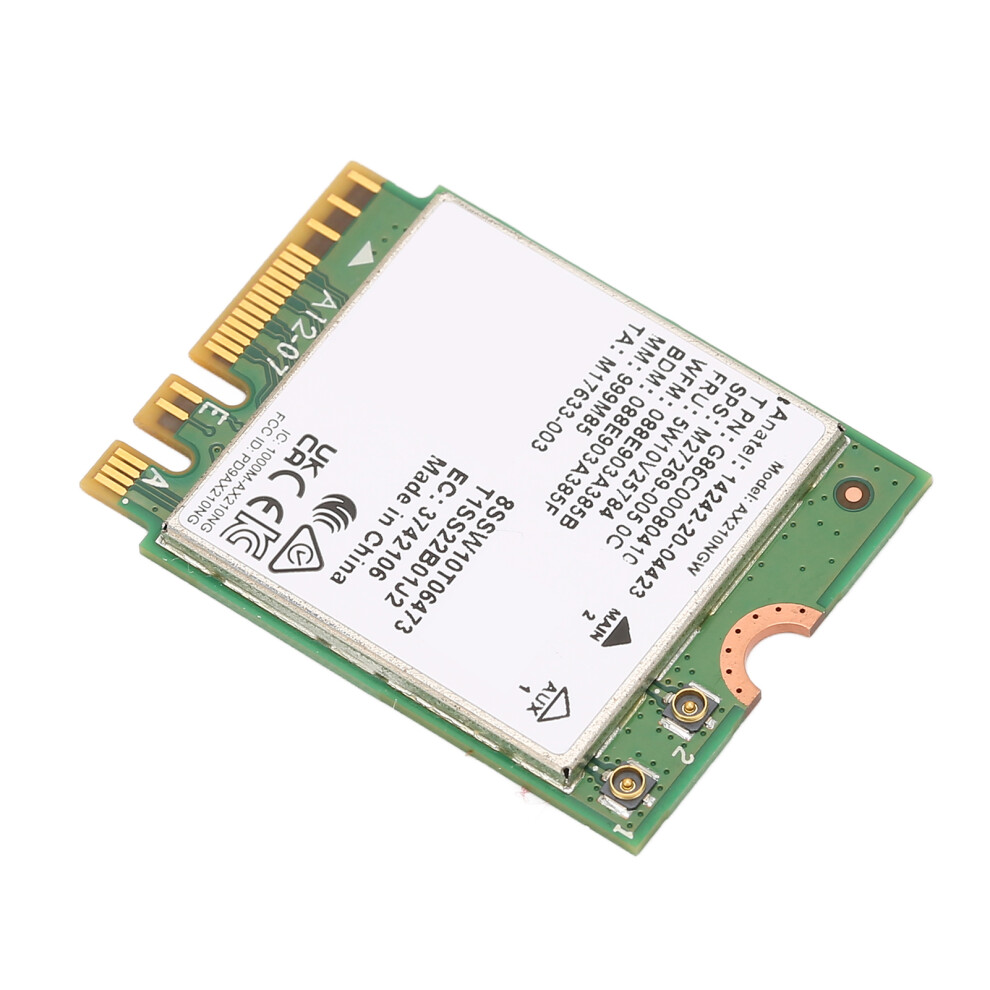 Wifi 6E Ngff Network Card Ax210 M.2 Triple Band 2.4G/5G/6G Bt 5.2 Mu Mimo 8091341299637