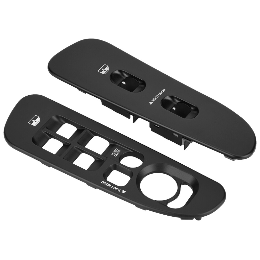 Window Switch Bezel Panel Set For Dodge Ram Models Black 9321341302785