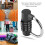 Secure 4-Digit Combination Lock for Suitcases & Lockers, Black 7