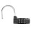 Secure 4-Digit Combination Lock for Suitcases & Lockers, Black 16