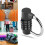 Secure 4-Digit Combination Lock for Suitcases & Lockers, Black 13