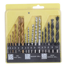 16Pcs Drill Bit Twist Drill Bit Masonry Drill Bit