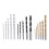 16Pcs Drill Bit Twist Drill Bit Masonry Drill Bit 9