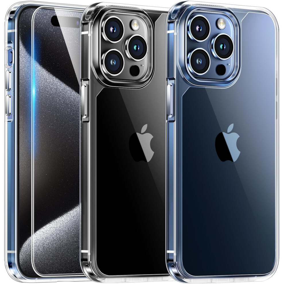 (For Iphone 17 6.3", A-Crystal Clear) For Iphone 17 Case, [Not-Yellowing] With Hd Screen Protector, [15 Ft Grade Protection] Military-Grade Protection Multicoloured 4406703564331