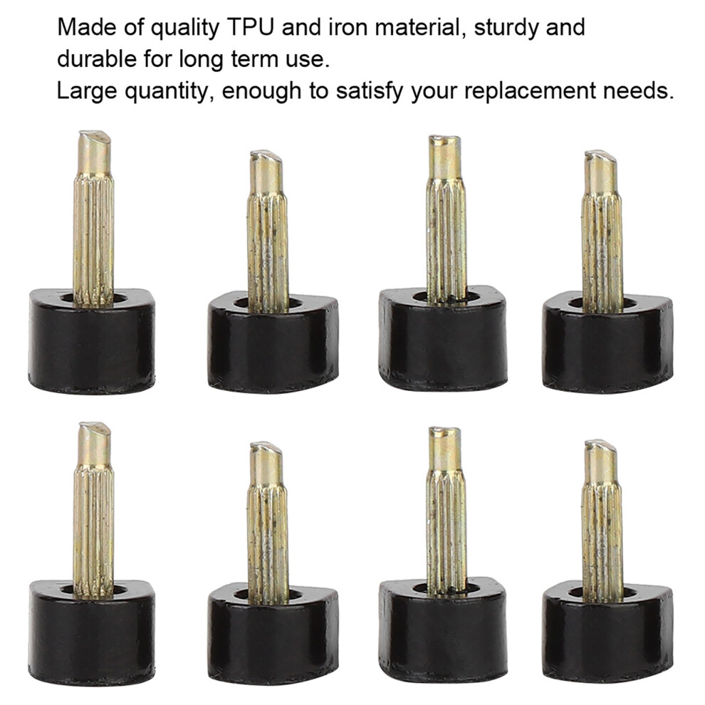 Non-Slip 9x9mm High Heel Replacement Tips 24pcs Durable Shoe Repair