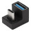 2x USB-C U-Form-Adapter 5 Gbps 180 USB-F zu USB-C M 12