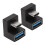 2x USB-C U-Form-Adapter 5 Gbps 180 USB-F zu USB-C M 15