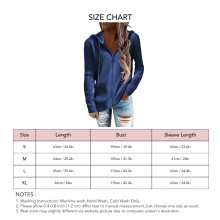 Rippenstrick Langarm-Hoodies Damen Lockere Alltag Uni Reißverschluss Kapuzenstrickjacke Cardigan Pullover Außenmantel Blau S