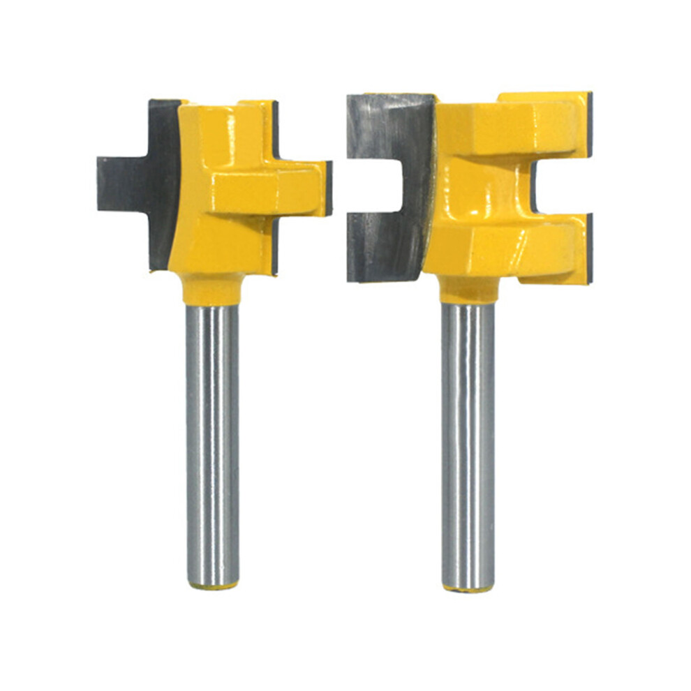 2Pcs Router Bit Cemented Carbide Slotting Cutter