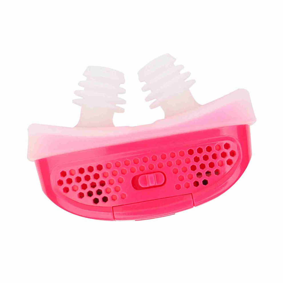 Electric Anti Snoring Device Red | Portable Sleep Helper, ABS, 6x2.5cm