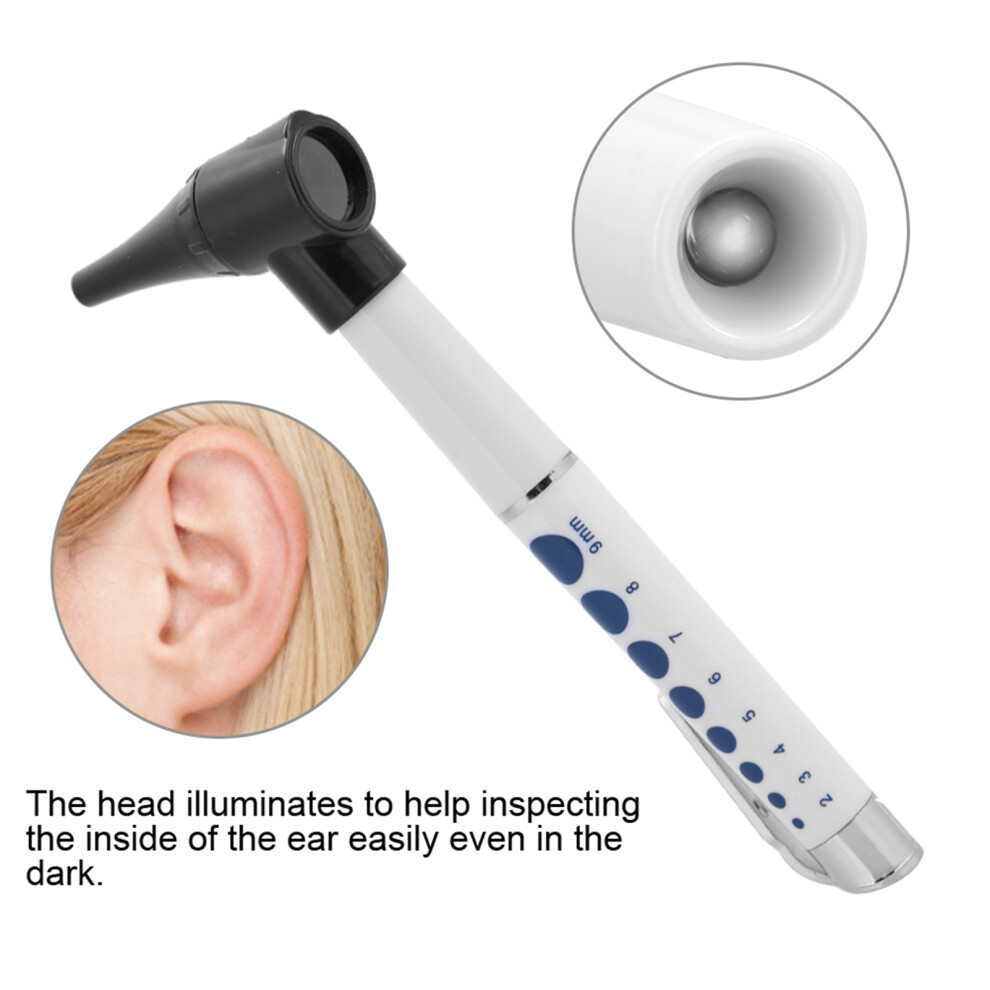 Medical Otoscope Ear Inspection Tool with LED Light & 5 Replace Heads