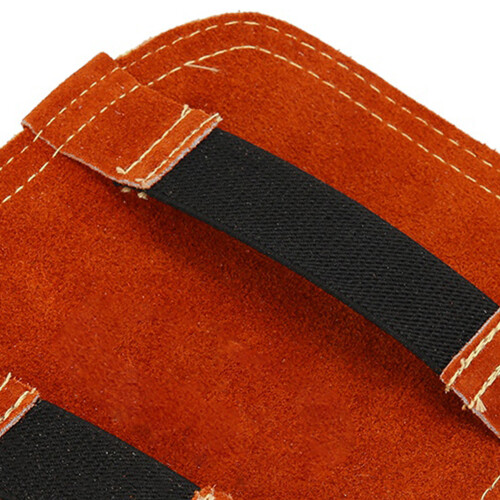 Heat Shield Split Cowhide Leather Welding Hand Pad, 21cm, Reflective 2
