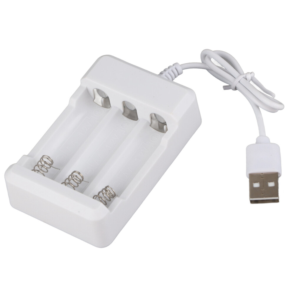 Multifunctional 5V Abs Battery Charger With 3 Slots And Usb For Aa Aaa Cells 8471341313630