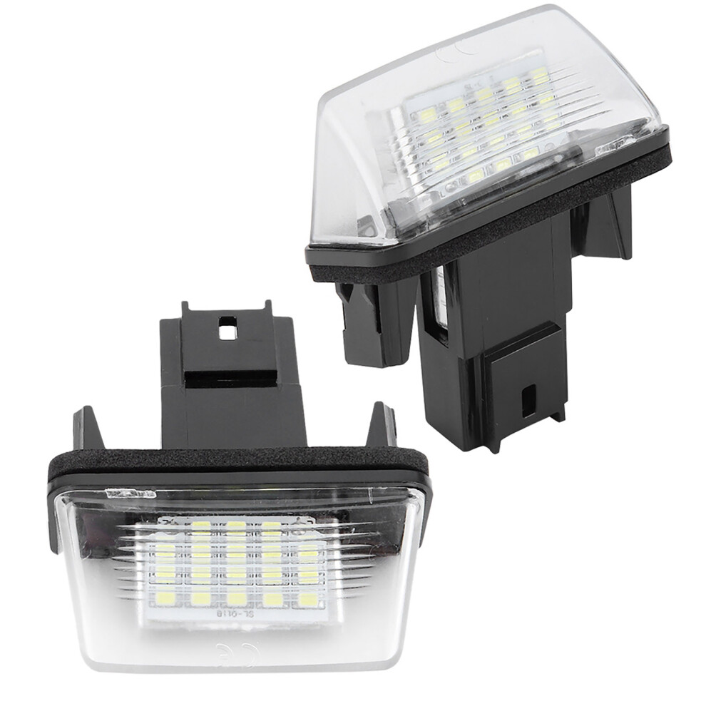 2Pcs 18 Led Car License Plate For Citroen C3 2002Â2009 Light/Blue/White 5021341315559