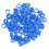 8MM 100PCS Blue Plastic Numbered Bird Leg Bands Rings 15