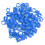 8MM 100PCS Blue Plastic Numbered Bird Leg Bands Rings 16