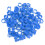 8MM 100PCS Blue Plastic Numbered Bird Leg Bands Rings 13