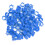 8MM 100PCS Blue Plastic Numbered Bird Leg Bands Rings 14