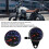 Shockproof.12V Dual Odometer Speedometer Kit with LED for Motorbikes 14