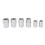 14Pcs E Type Torx Star Bit Socket Set 1/4" 3/8" 1/2" Drive 3