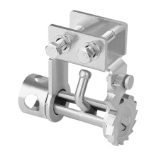Truck Winch Heavy Duty Steel Cable Tension Clamp 11.5x10.5x6cm Tow Load Securing System Trailer Rail Sliding Winch