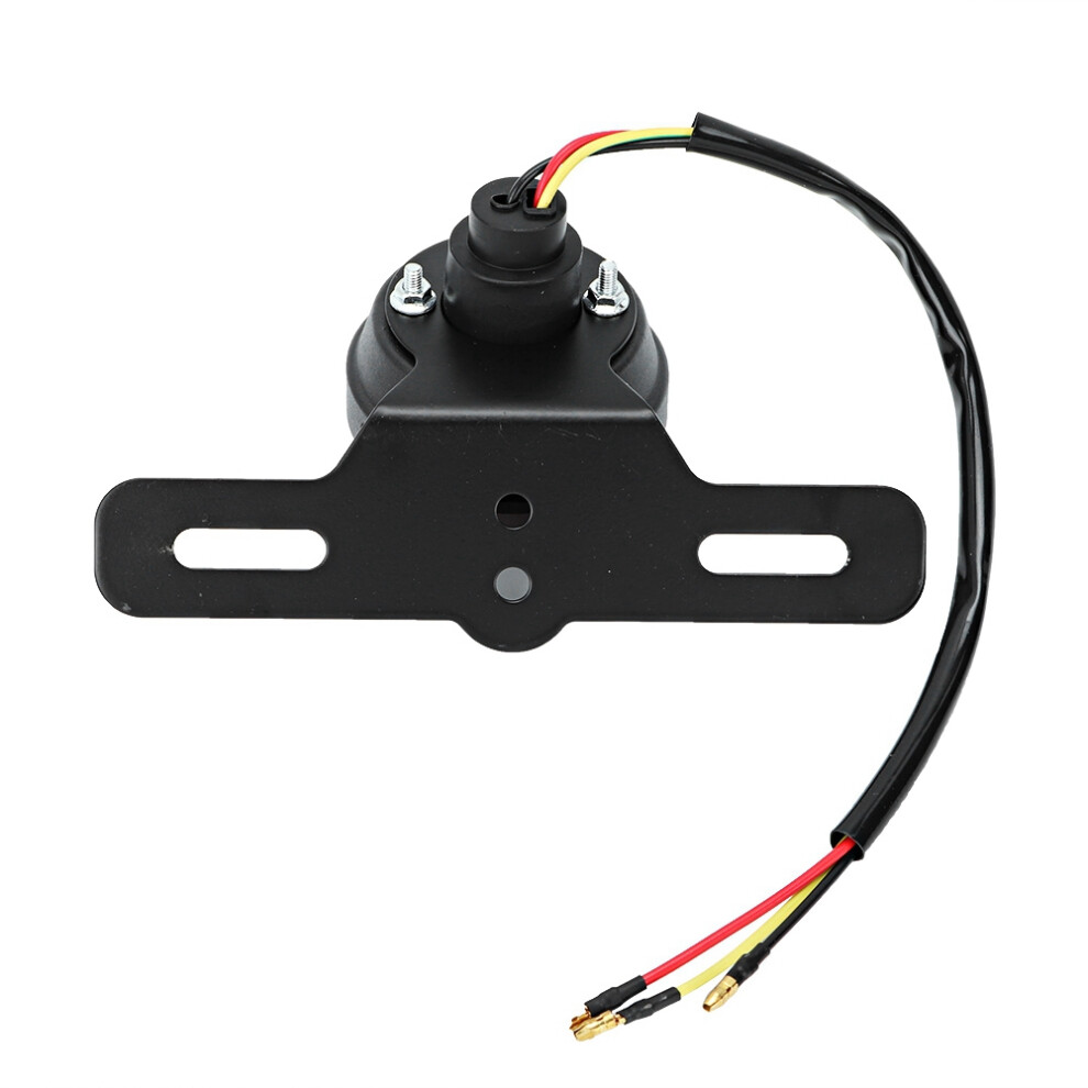 Durable Alloy Tail For Motorbikes - 12V Brake Function Black/Light 4971341318702
