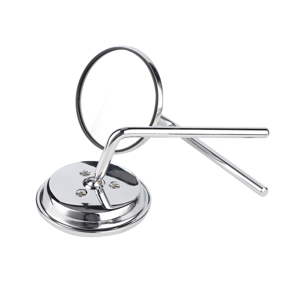 Fashionable Round Rear View Mirror For Various Motorbikes Silver 4981341320919