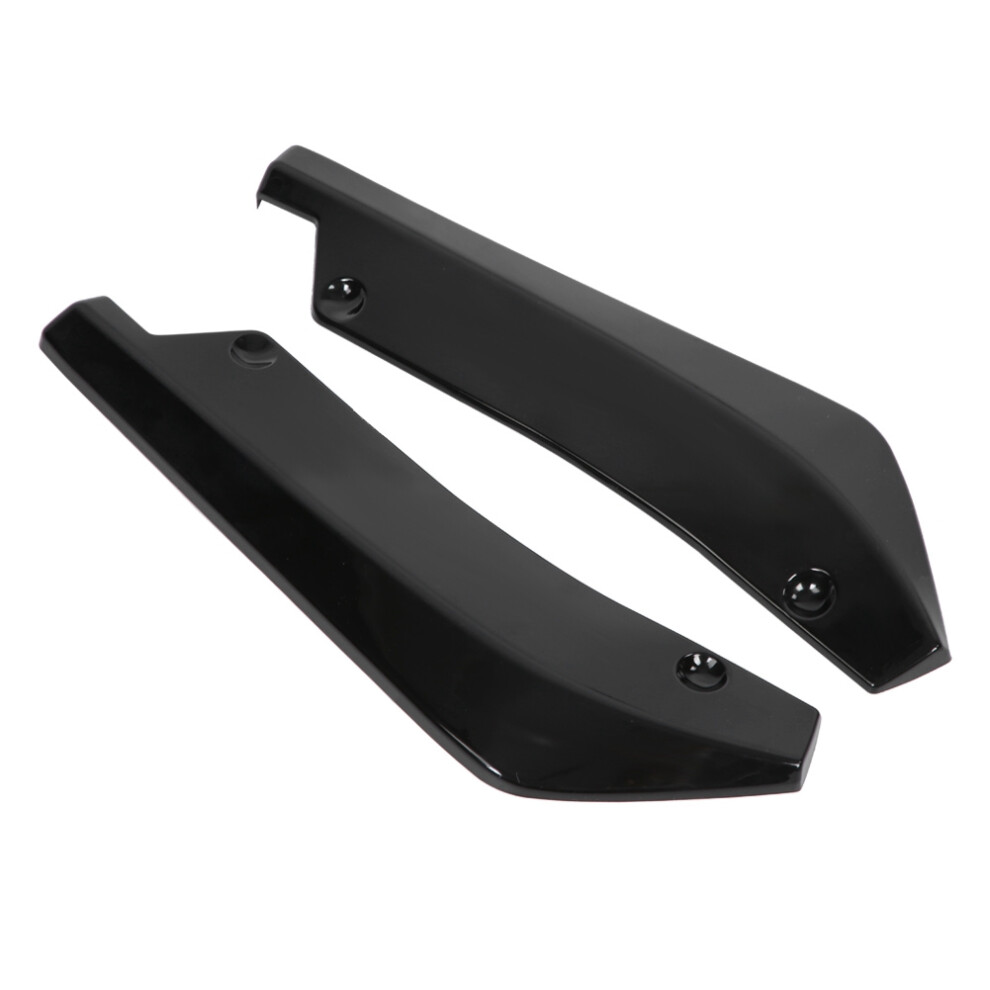 2Pcs Universal Car Rear Bumper Lip Diffuser Spoiler Splitter Kit Light 4621341321492