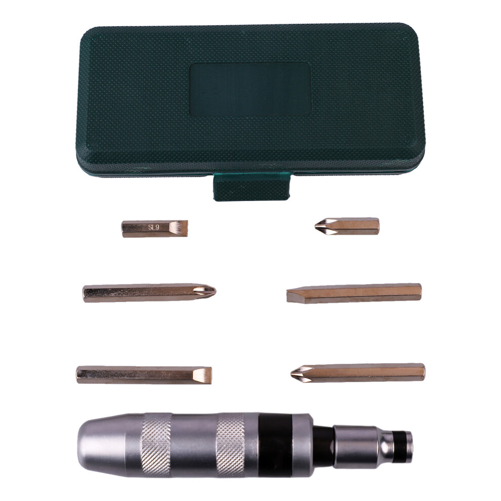 7Pcs Drive Impact Screwdriver Kit 6 Bits