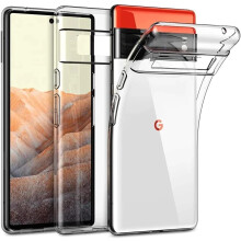 (Google Pixel 6a) Oprimio Crystal Clear Case for Samsung A13, Silicone Case, 100% Transparent, German Material, Ultra Thin, Clear Mobile Phone Case for Samsung Galaxy