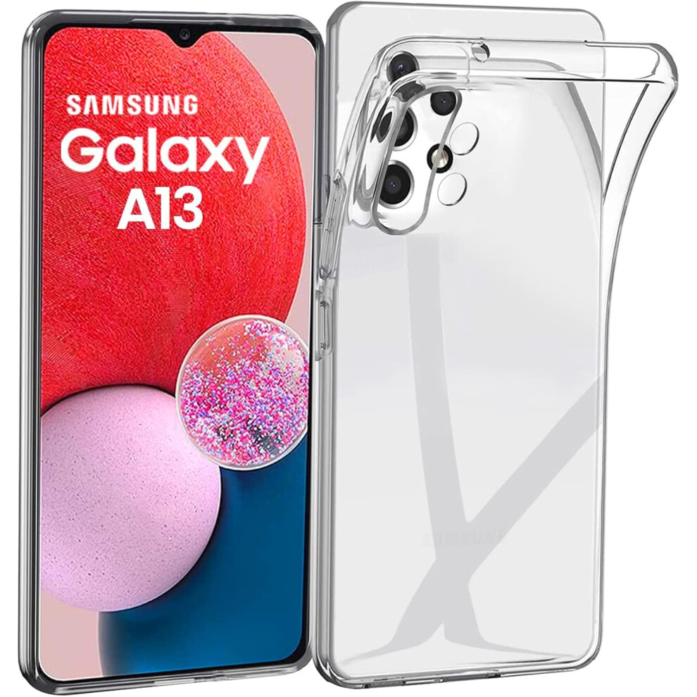 (Samsung A13) Oprimio Crystal Clear Case For Samsung A13, Silicone Case, 100% Transparent, German Material, Ultra Thin, Clear Mobile Phone Case For Sa Multicoloured 4160121647341