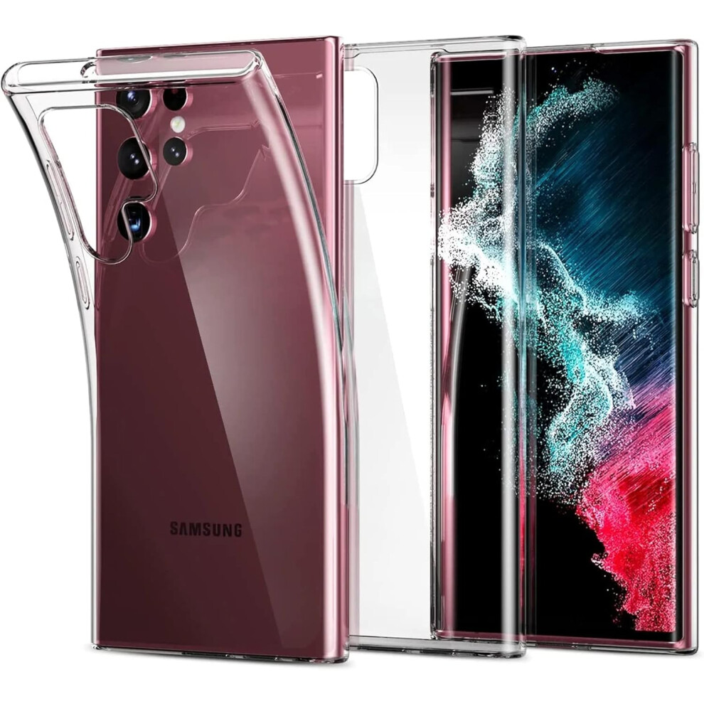(Samsung S22 Ultra) Oprimio Crystal Clear Case For Samsung A13, Silicone Case, 100% Transparent, German Material, Ultra Thin, Clear Mobile Phone Case Multicoloured 4160121647471