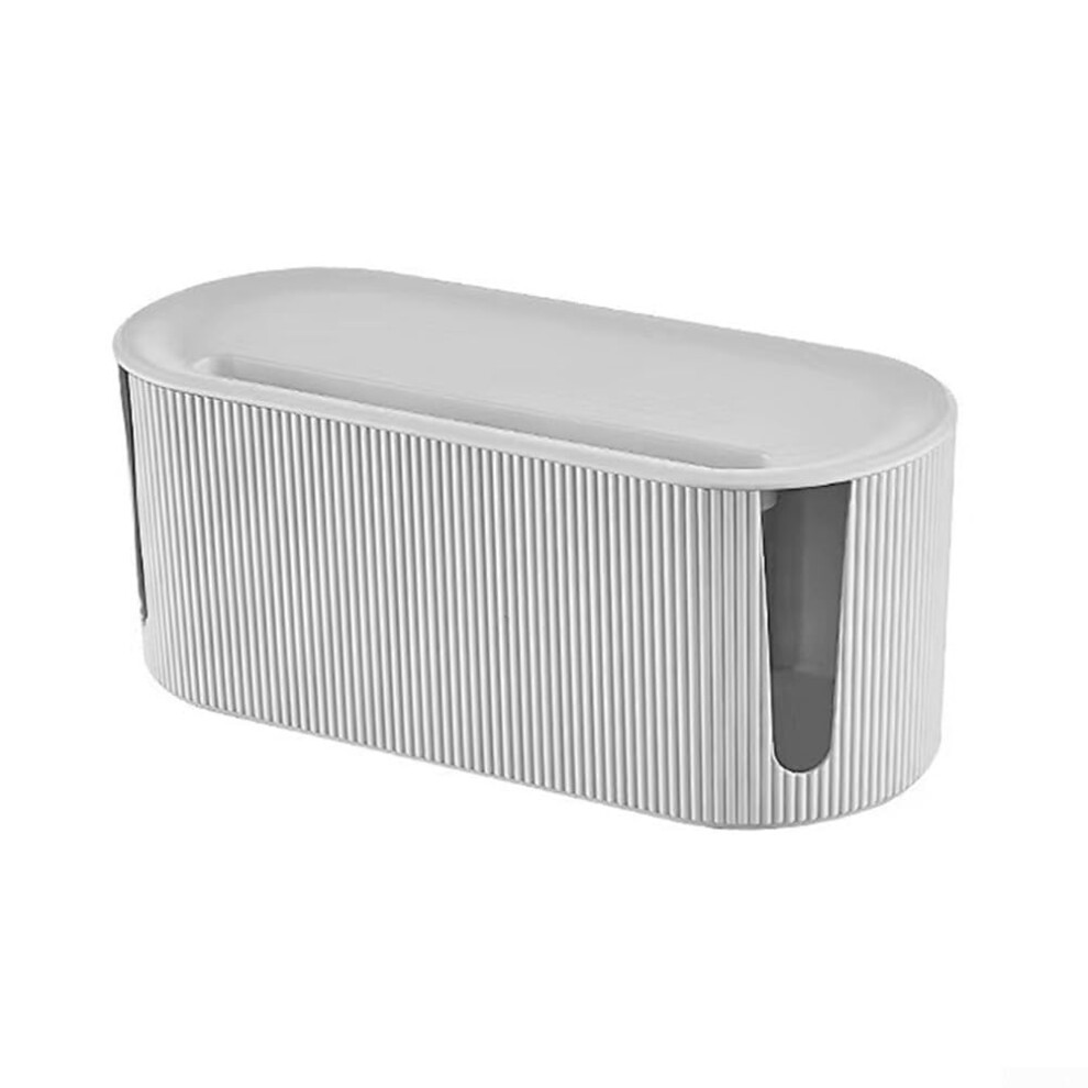 Wire Organizer Box For Home And Office, White Cable Management Solution For Meeting Rooms And Living Spaces 6947110143866