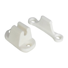 Door Bracket Set White RV Motorhome Door Stopper Retaining Closure Holder for Secure Door Positioning