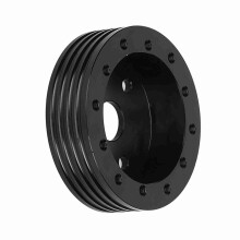 1in Aluminum Steering Wheel Hub Spacer 88mm for 5/6 Hole Wheels Black