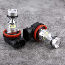 6000K 100W LED Headlight Bulb Set H8 H9 H11 Super White for Car Fog & Driving