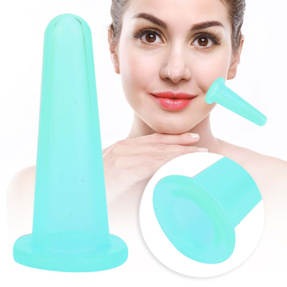 Green Vacuum Facial Cupping Massager - 37x80mm, Skin Therapy