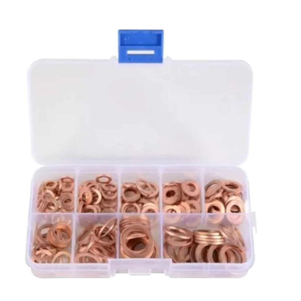 200 Pcs Flat Washers M5 M6 M8 M10 M12 M14 Copper-image-OPC-PJMHF89-NEW