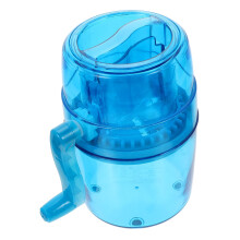 Hand Ice Crusher Pack of 2 Portable Hand Crank Ice Breaker Snowball Maker Machine ABS Blue Kitchen Tool