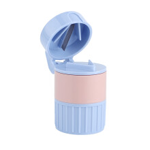 HealthCare Pill Splitter Grinder with Storage Box Durable 4.0” Length White