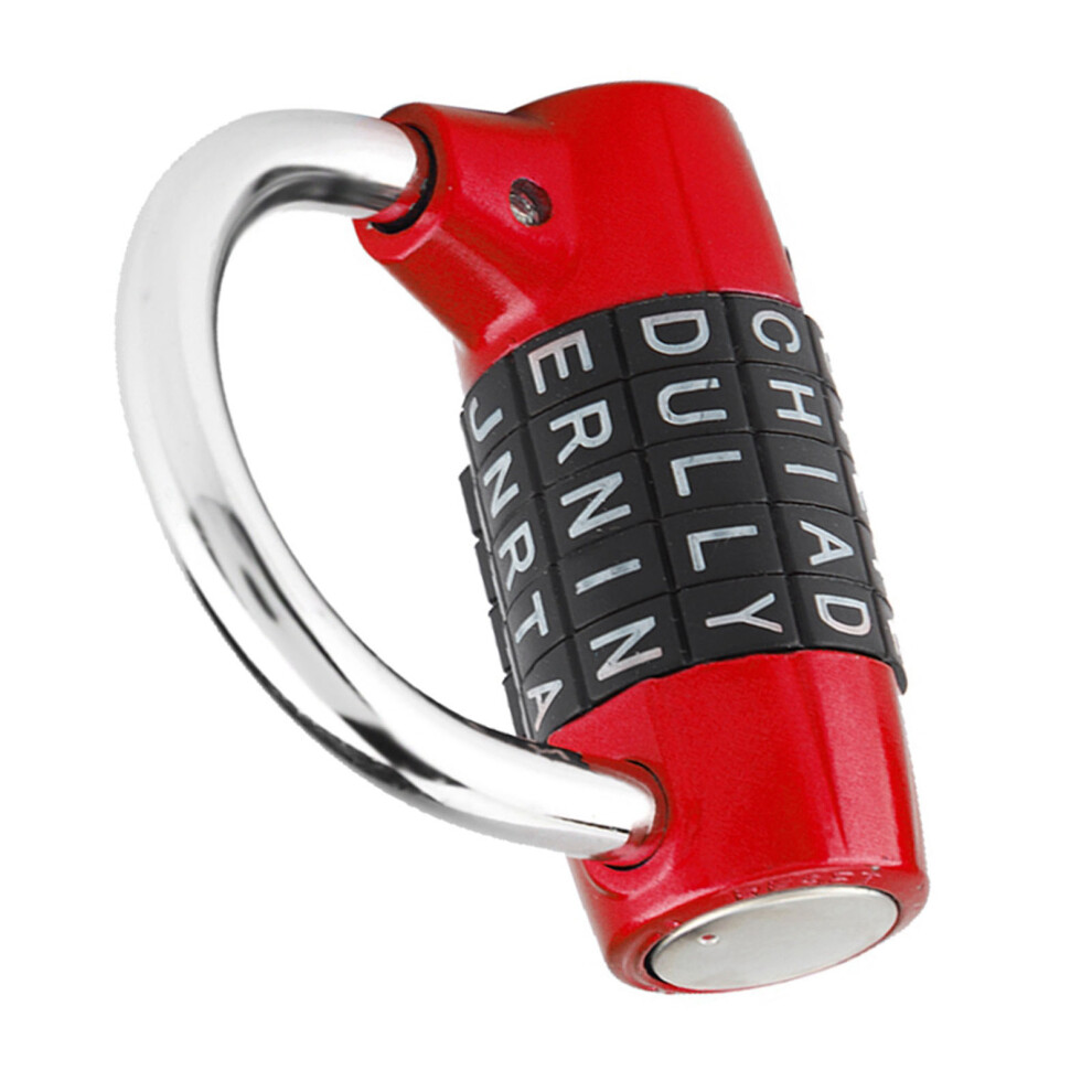 Resettable 5-Digit Padlock With Zinc Alloy For Enhanced Security 4041341332715