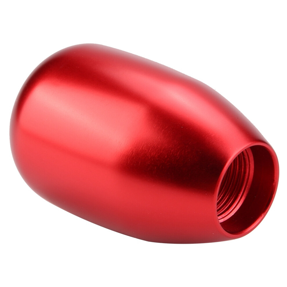 Smooth Gear Shift Knob For Manual Cars With 3 Adapters Red 4161341335254