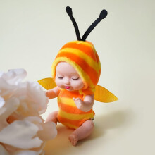 6 Stück Mini Schlafende Wiederauferstehung Puppen Miniaturpuppen Spielzeug für Babys Kinder Mädchen Geburtstagsgeschenk