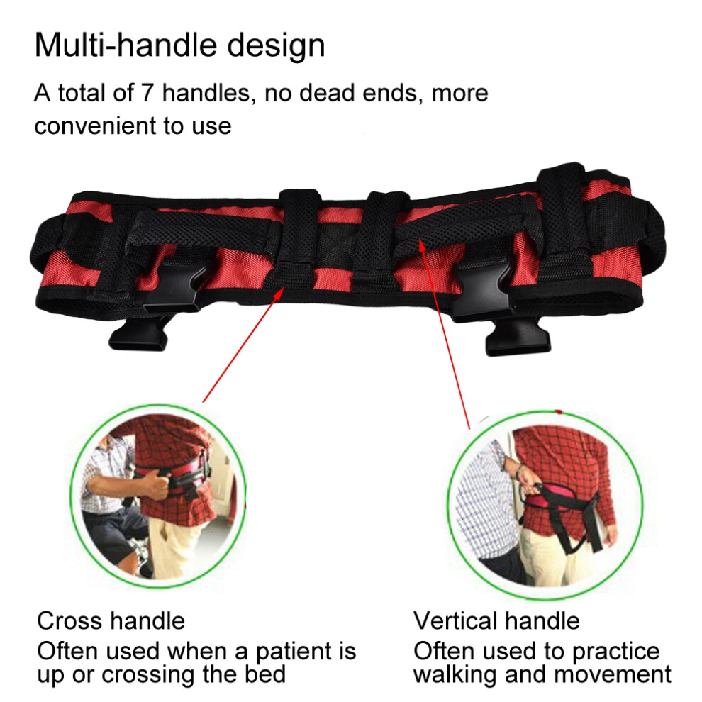 Medical Transfer Belt Patient Lift Sling Rehabilitation Belt XL 100kg