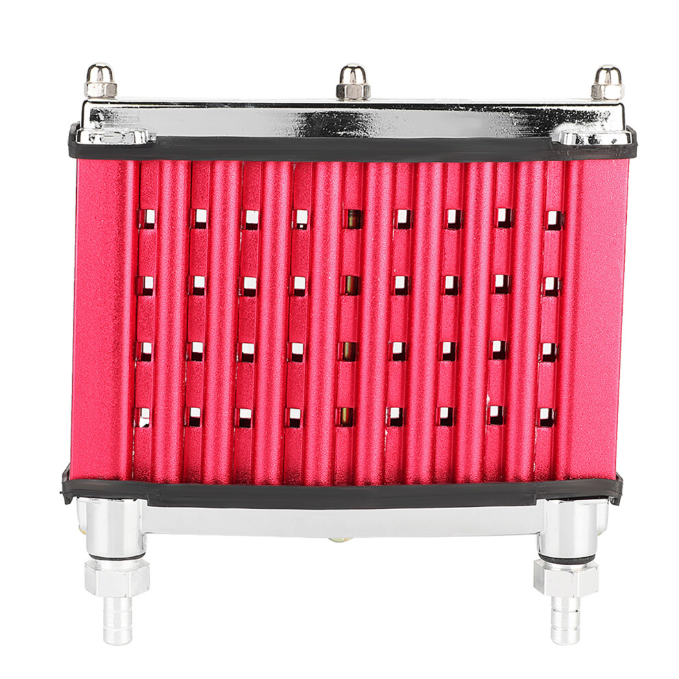 Aluminum Alloy Motorcycle Oil Cooler Kit For 125Cc-150Cc Red 7651341337275