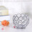 Crystal Silver Tea Light Candle Holder for Weddings, 8cm Diameter 3