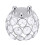 Crystal Silver Tea Light Candle Holder for Weddings, 8cm Diameter 9