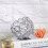 Crystal Silver Tea Light Candle Holder for Weddings, 8cm Diameter 6