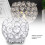 Crystal Silver Tea Light Candle Holder for Weddings, 8cm Diameter 10